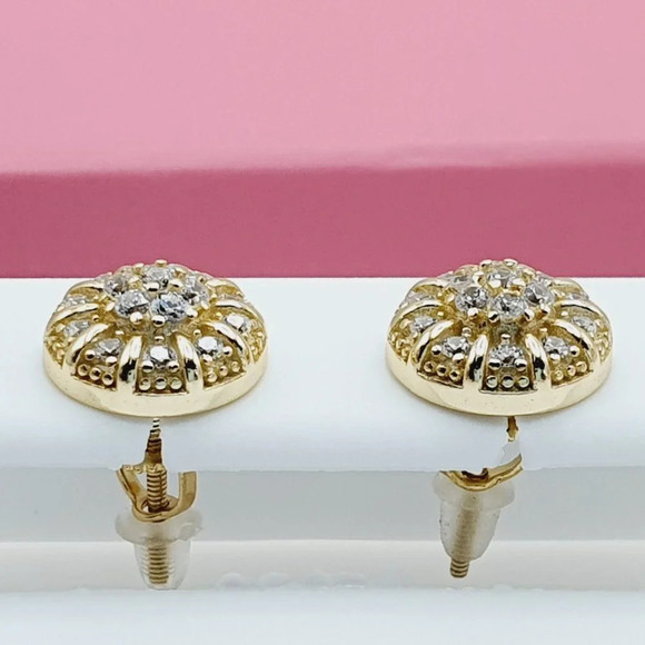 "925 Sterling Silver Cubic Zirconia Earrings, U19254621 - Picture 2 of 11